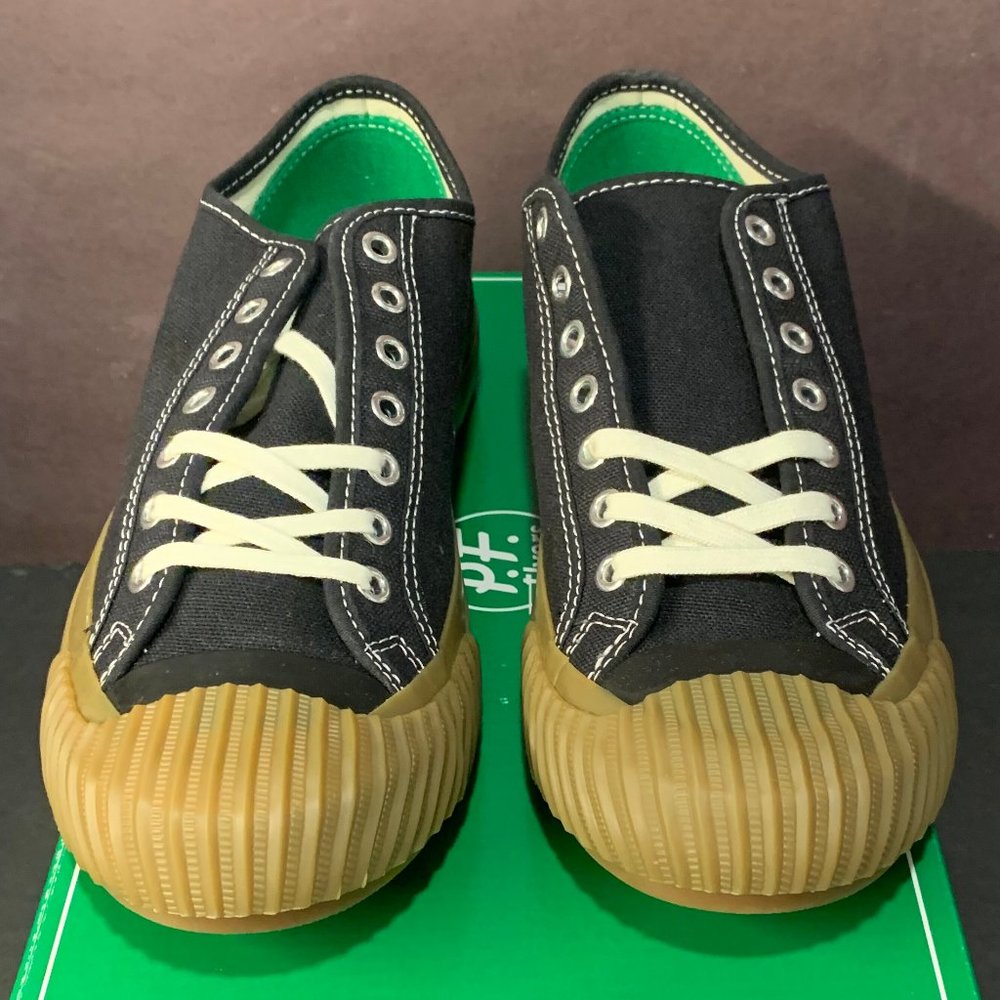 PF Flyer Grounder Lo - Black / Natural 8.5